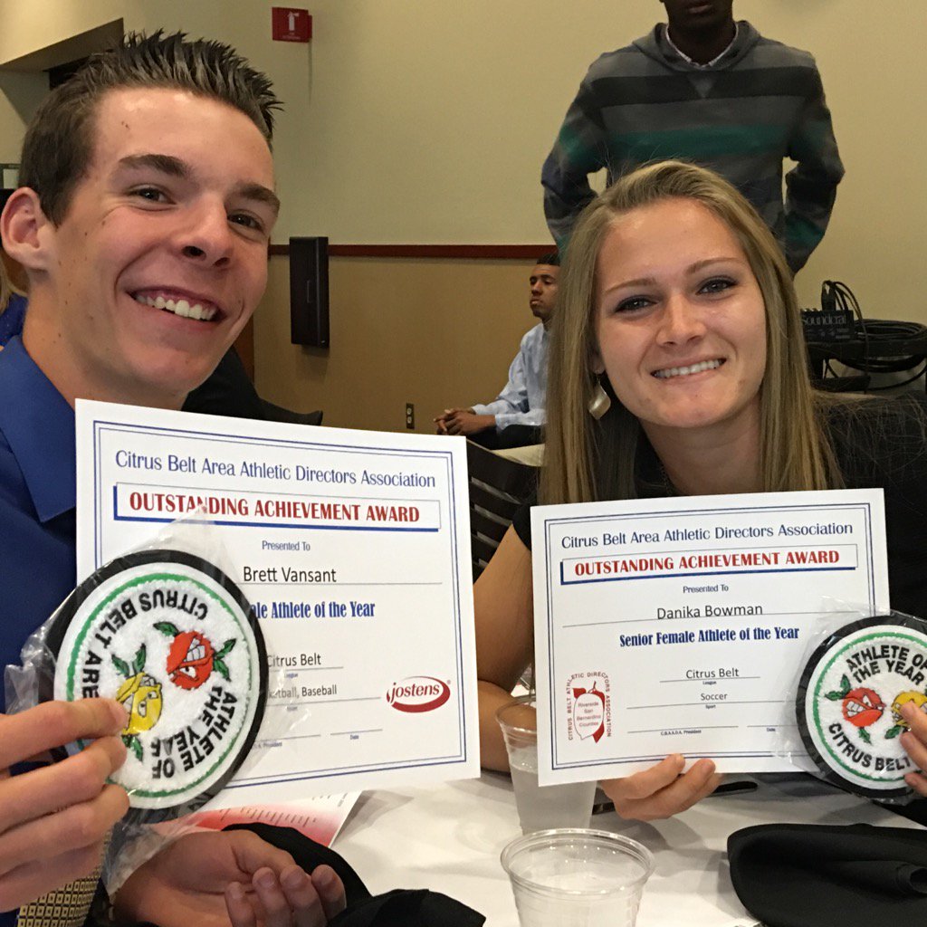 REVHSwildcats's tweet photo. Athletes Brett Vansant and Danica Bowman at CBAADA today. Great day to be a Wildcat. https://t.co/FLvjQn08fL