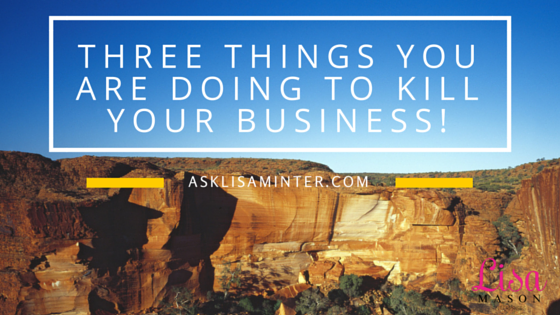 LisaMasonMinter's tweet photo. New Post! Three Things You Are Doing To Kill Your Business! https://t.co/MNBTDn351t #entrepreneur #wfh #MLM #LisaMM https://t.co/b32pLvkbtA