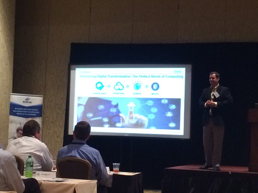 Sirius system z clients are hanging with IBM's Mike Perera, VP of z System Software in Orlando! <a href="/SiriusNews/">SiriusNews</a> #IBMz