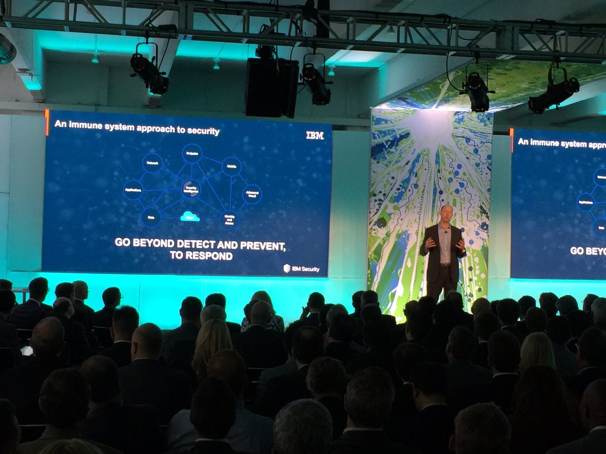 IBMSecurity's tweet photo. 'Today is about the next chapter of #cybersecurity' @mvzadel #ibmsecuritysummit https://t.co/wFmanmqBC6
