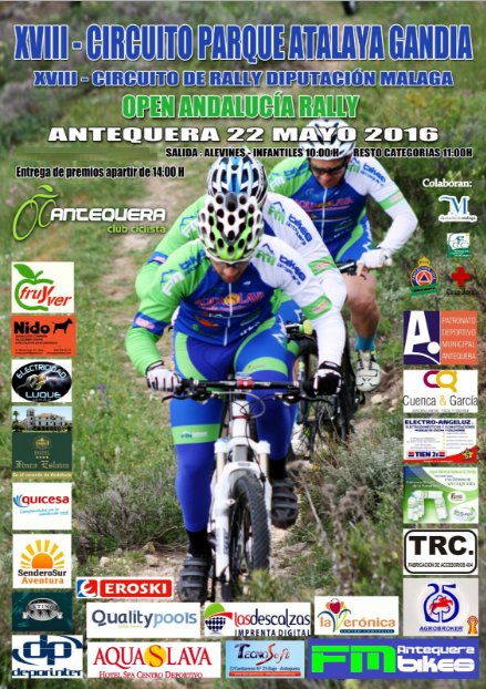 FACiclismo's tweet photo. Inscríbete ya en la última prueba del #OpenRally en #Antequera!! #CircuitoMálaga https://t.co/NibXyVPrx2 https://t.co/mMJ2Ab1lMk