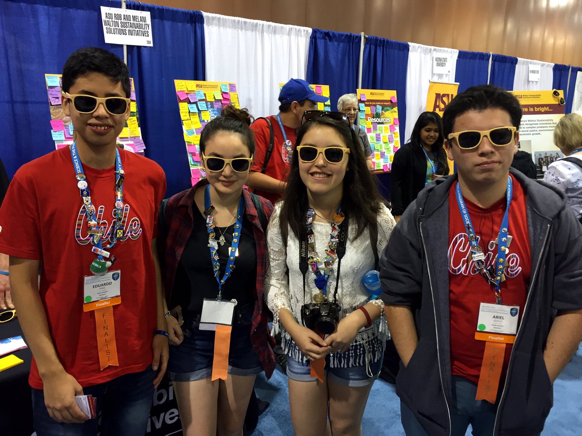 WSSIatASU's tweet photo. We love #IntelISEF. Visit our booth share your #sustainabilitysolution get sunglasses. #IntelISEF2016 @ASUgreen https://t.co/ke7cSX2PfQ