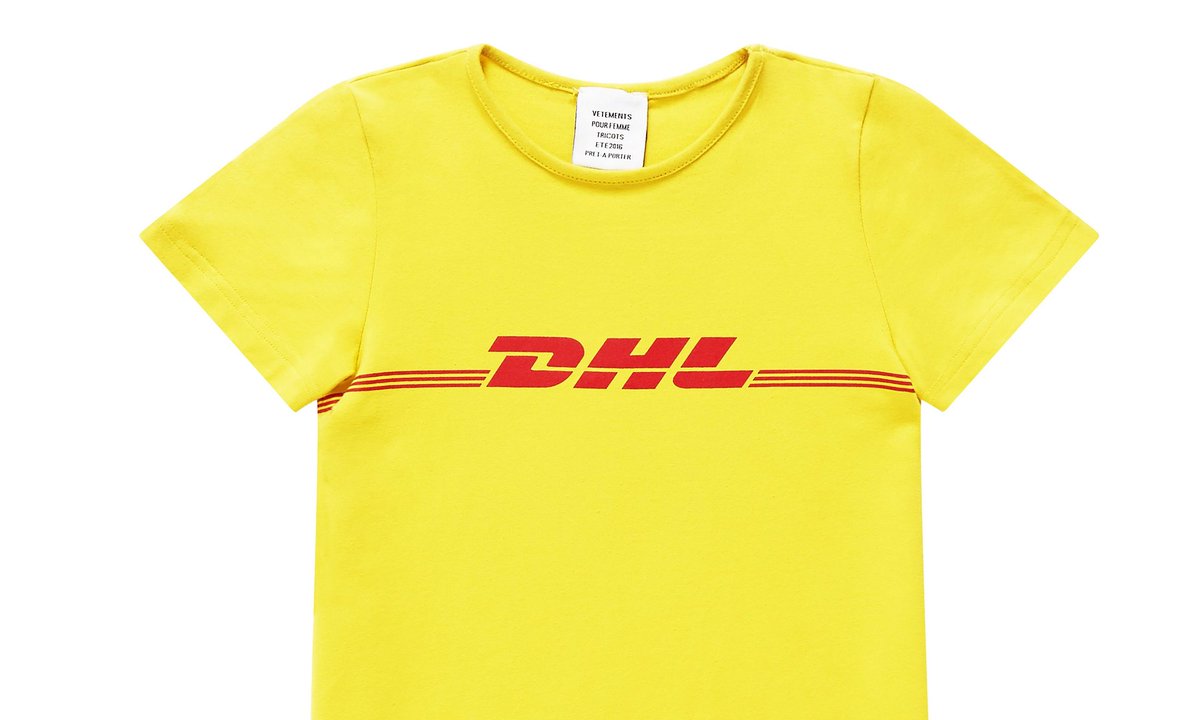 #FASHIONVICTIMS: HOW DID A £185 DHL T-SHIRT BECOME THE MUST HAVE OF THIS SEASON? 
MORE > bit.ly/1ZBlkbT