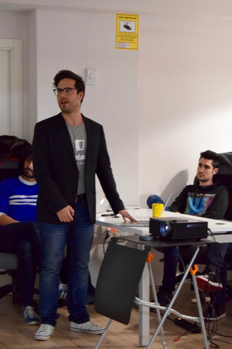 AI_Ironhack's tweet photo. Great #IronTalk by @Uniplaces team. Thanks Samuel for coming and hope you enjoyed with our #ironhackers ;) https://t.co/2PJzNvoJ44