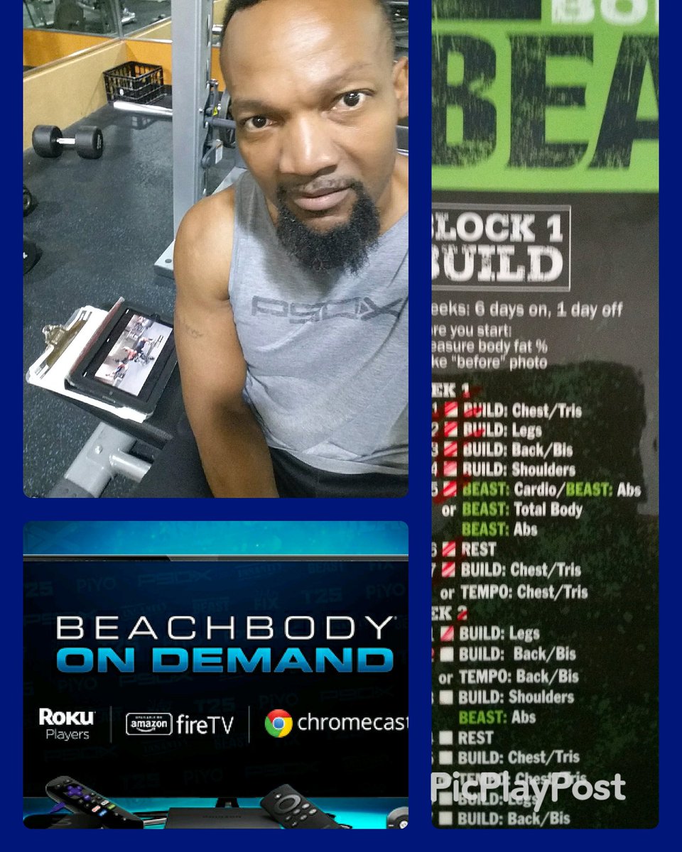 mrlove357's tweet photo. How do you complete a tough program like #BodyBeast? 1 day at a time. Took it to the gym today #BOD10 #Sweepstakes https://t.co/oe1F72ieCX
