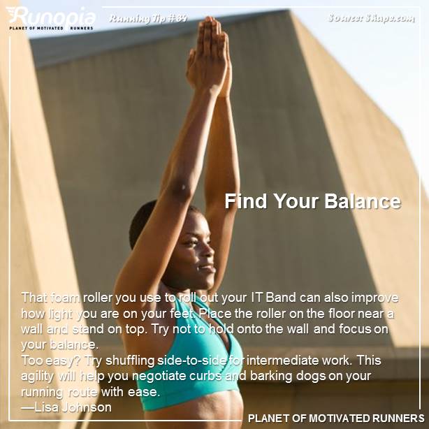 Runopia1's tweet photo. It's Runopia #RunningTipTuesday time! Balance is Power.

#running #Runopia #runners #run https://t.co/om48NlnKML