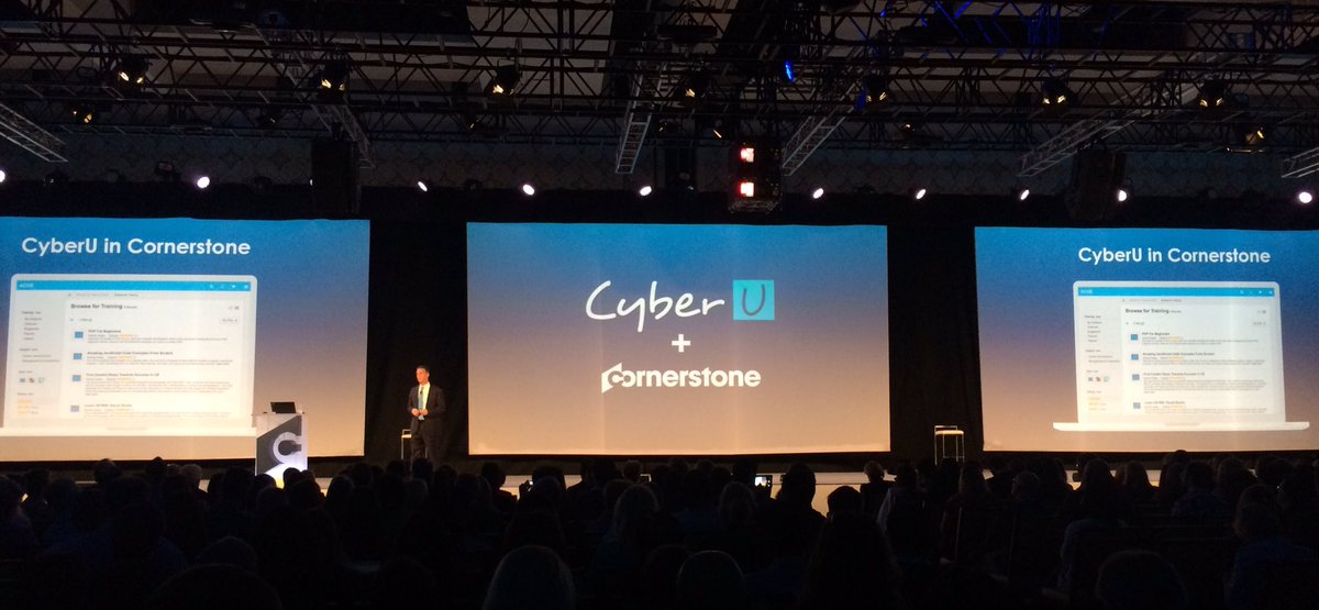diristea's tweet photo. @CornerstoneInc opening up a learning market place for consumers via #CyberU. Sound familiar @LinkedIn @lynda https://t.co/QoXZiTH2Dl