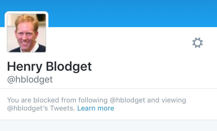Squawkie's tweet photo. @CGasparino @hblodget yes... Your tears sustain me... #banblodget https://t.co/uslE4yshKd