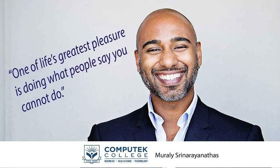 mandraatv's tweet photo. Right on @Muraly5S! #motivation #inspiration #goals #dreams #success #business #businesstips  @ComputekCollege https://t.co/3Gb08z1ree