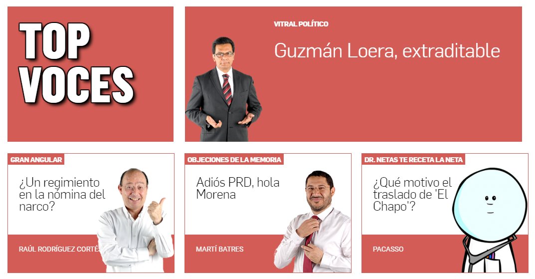 elgmx's tweet photo. Lo más relevante con nuestros colaboradores, consulta nuestra sección de #TopVoces > https://t.co/yKJfafqLPn https://t.co/0GOGbAL6bv