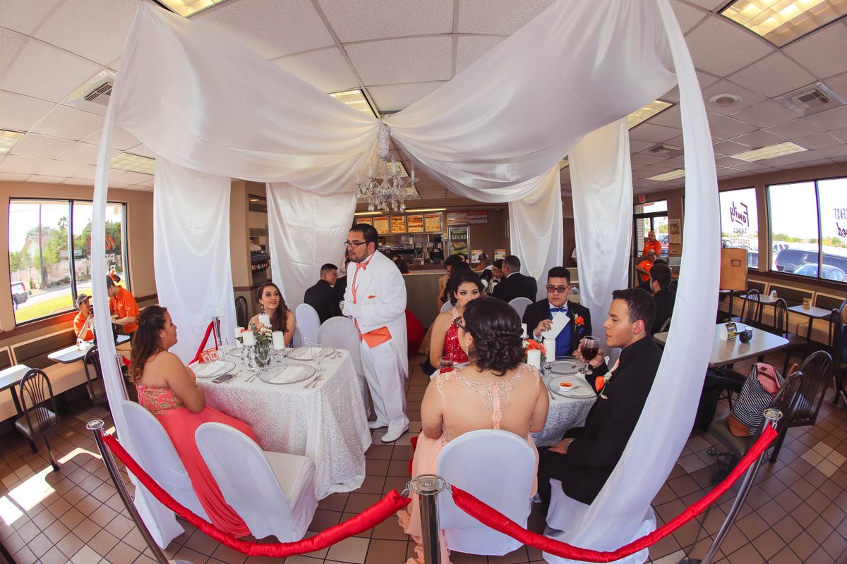 JesHamL10Young's tweet photo. Teens have the most #Texas prom ever with classy @Whataburger celebration. #Whataprom https://t.co/NXiq0RGCuG https://t.co/OPHSLAdB1q