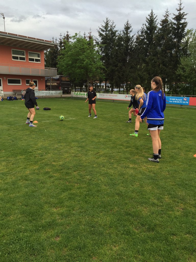 Rushselect's tweet photo. Training 1 at SV Weinberg is in the books! #RushSelectEurope #RUID https://t.co/8xdJZFVvUX
