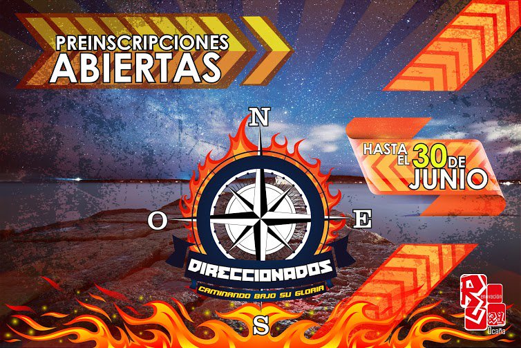 Renovacion21oc's tweet photo. No te puedes perder de este gran evento que se realizara en el mes de JULIO los días 6,7 y 8  #DIRECCIONADOS2016 https://t.co/FuGhmYPPMj