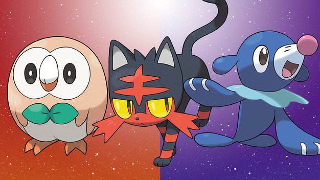 cphantom000's tweet photo. The starters for Pokemon sun and moon are cool I bet there final and mega evolutions look awesome #PokemonSunMoon https://t.co/8Nn2EHaJA0