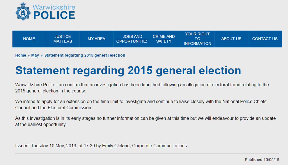  Electoral Commission writes to Crown Prosecution Services on Tory Election Spending CiHXIr4XIAA5o9U