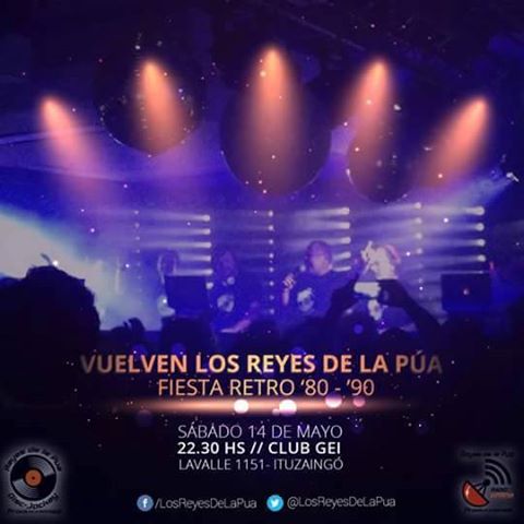 Hasta el viernes,conseguí anticipada en <a href="/Club_GEI/">Club GEI</a> .Se viene  noc1he espectacular con los <a href="/reyesdelapua/">Reyesdelapua</a> #Retro80y90'
