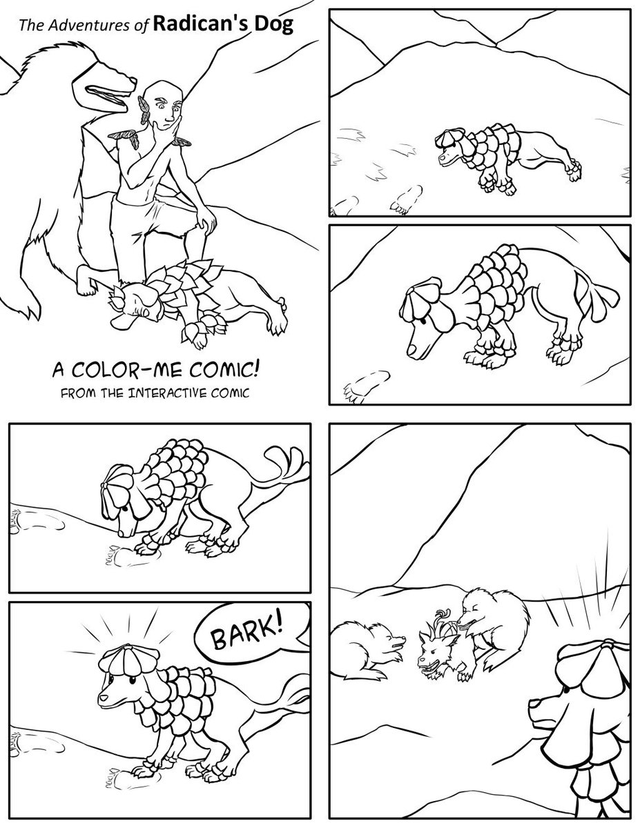comicsinteract's tweet image. The Adventures of Radican’s Dog theinteractivecomic.com/story/the-adve…