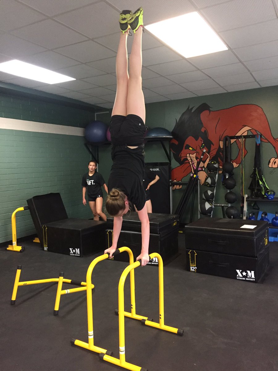 MartinAcademy_'s tweet photo. People are awesome! Mak C experimenting on the @LebertFitness #equalizerbars  @marclebert https://t.co/b6H8bsQHww
