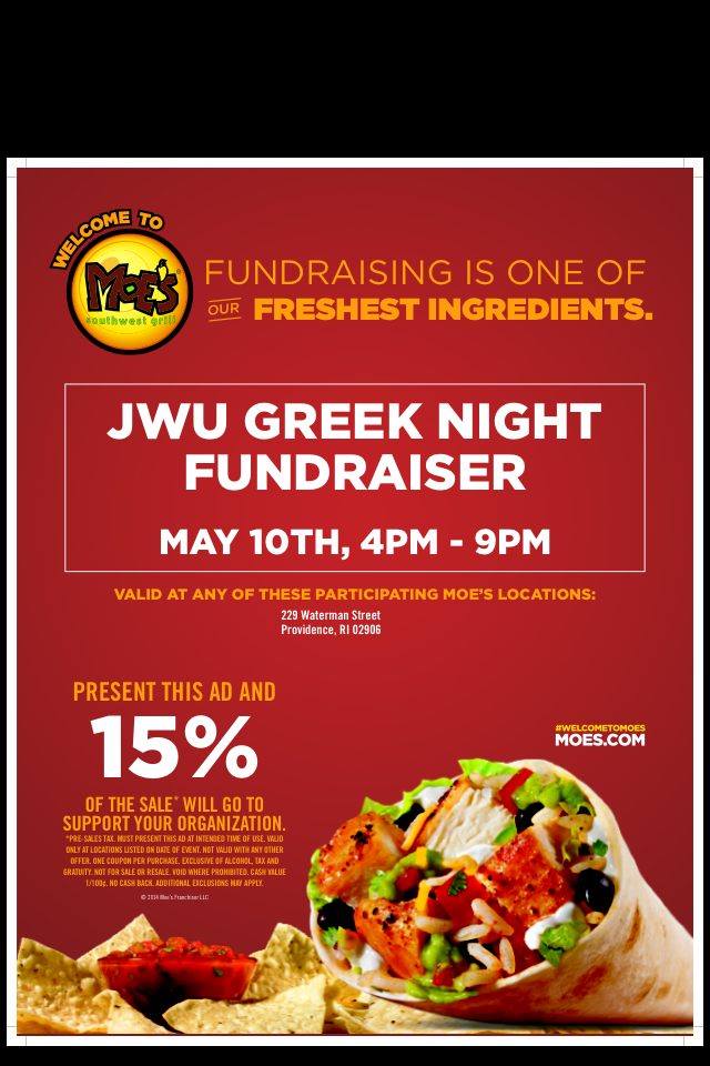 MoesBros's tweet photo. Today's the Day! @Moes_HQ @JWUProvidence https://t.co/6X2g2Zx9NG