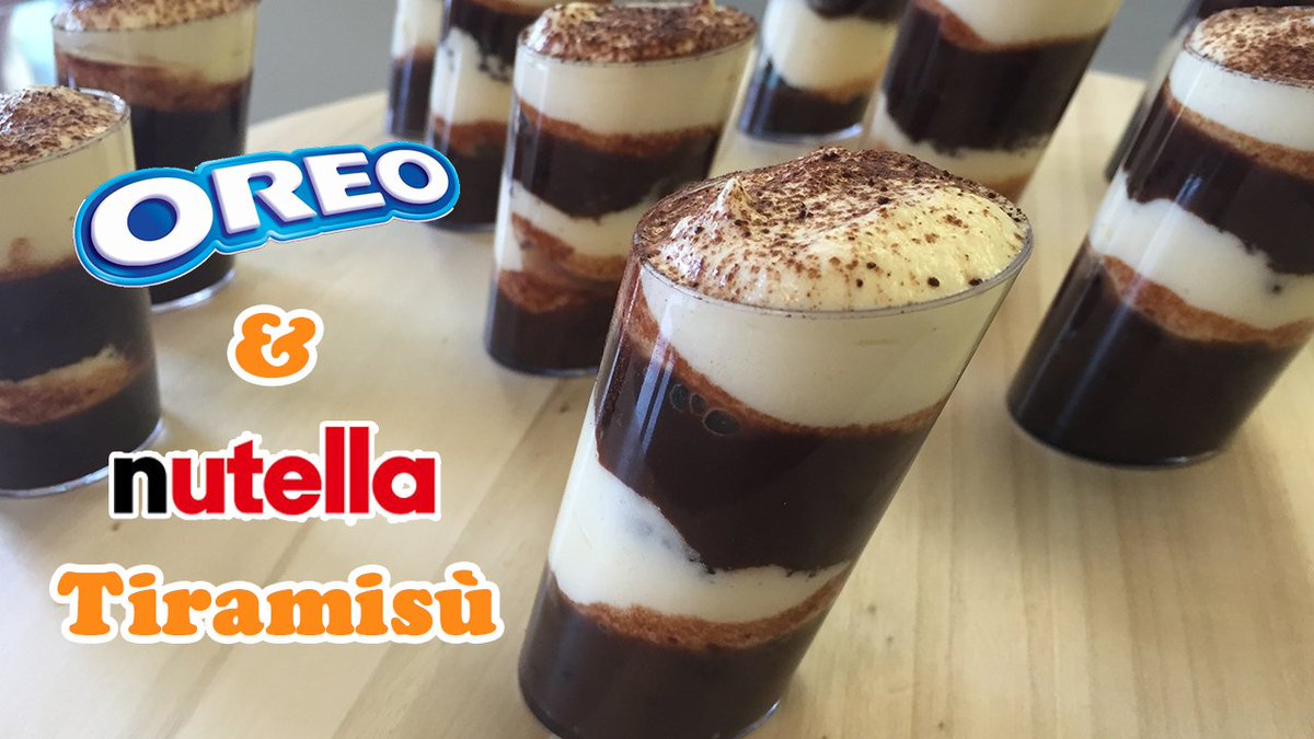 Cheeky_Crumbs's tweet photo. Super delish and creamy #Oreo and #Nutella Tiramisu! Great #recipe https://t.co/wxiSDkLpp2 #RecipeOfTheDay https://t.co/vtwG4AQsS2
