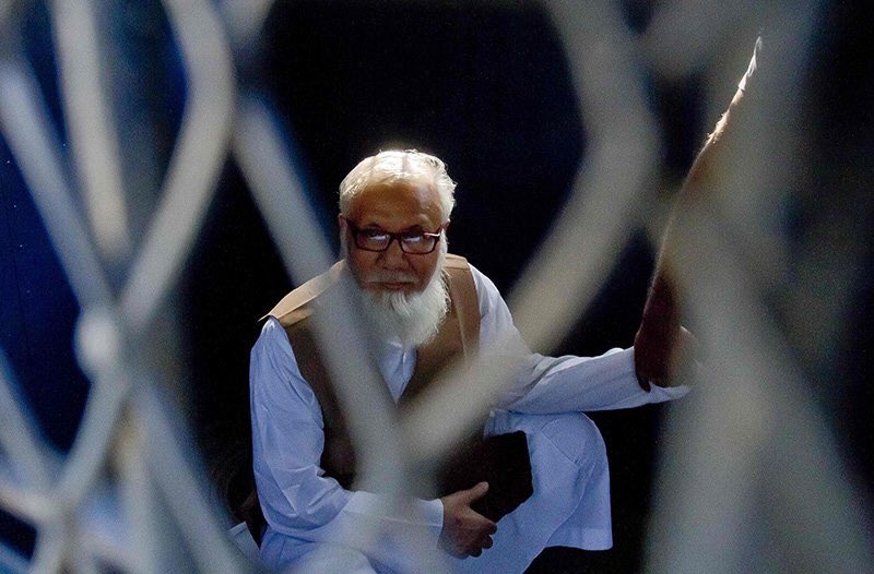 Motiur Rahman #Nizami , the former head of Jamaat-e-Islami, was executed. May Allah accept his Shahadah. #Bangladesh