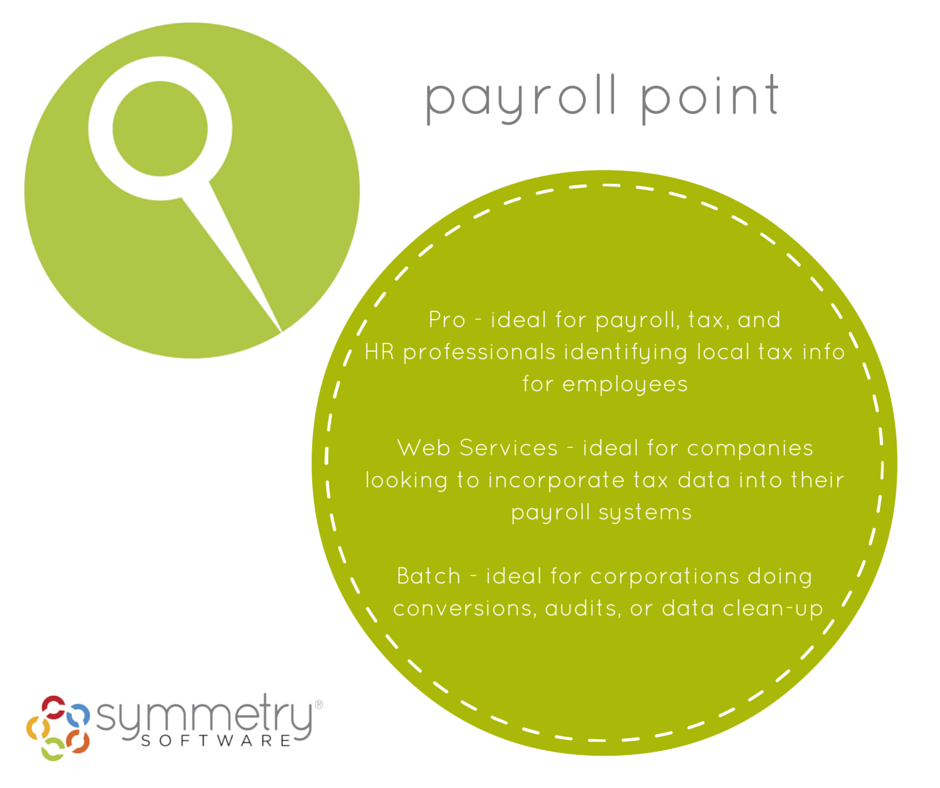 SymmetrySftware's tweet photo. Did you know? Payroll Point has THREE versions. You can learn more at #booth423 tomorrow. #paycon https://t.co/0e38I80qh1