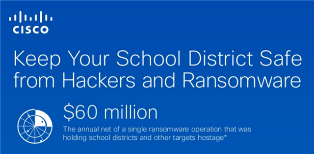 Learn how to keep your school district safe from hackers and ransomware bit.ly/21TLBnN