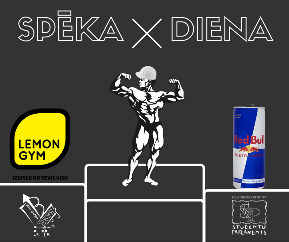 RTU_BIFSP's tweet photo. Paldies "Spēka dienas" atbalstītājiem -  LEMON GYM un Red Bull! :) https://t.co/FcorLbHnAw