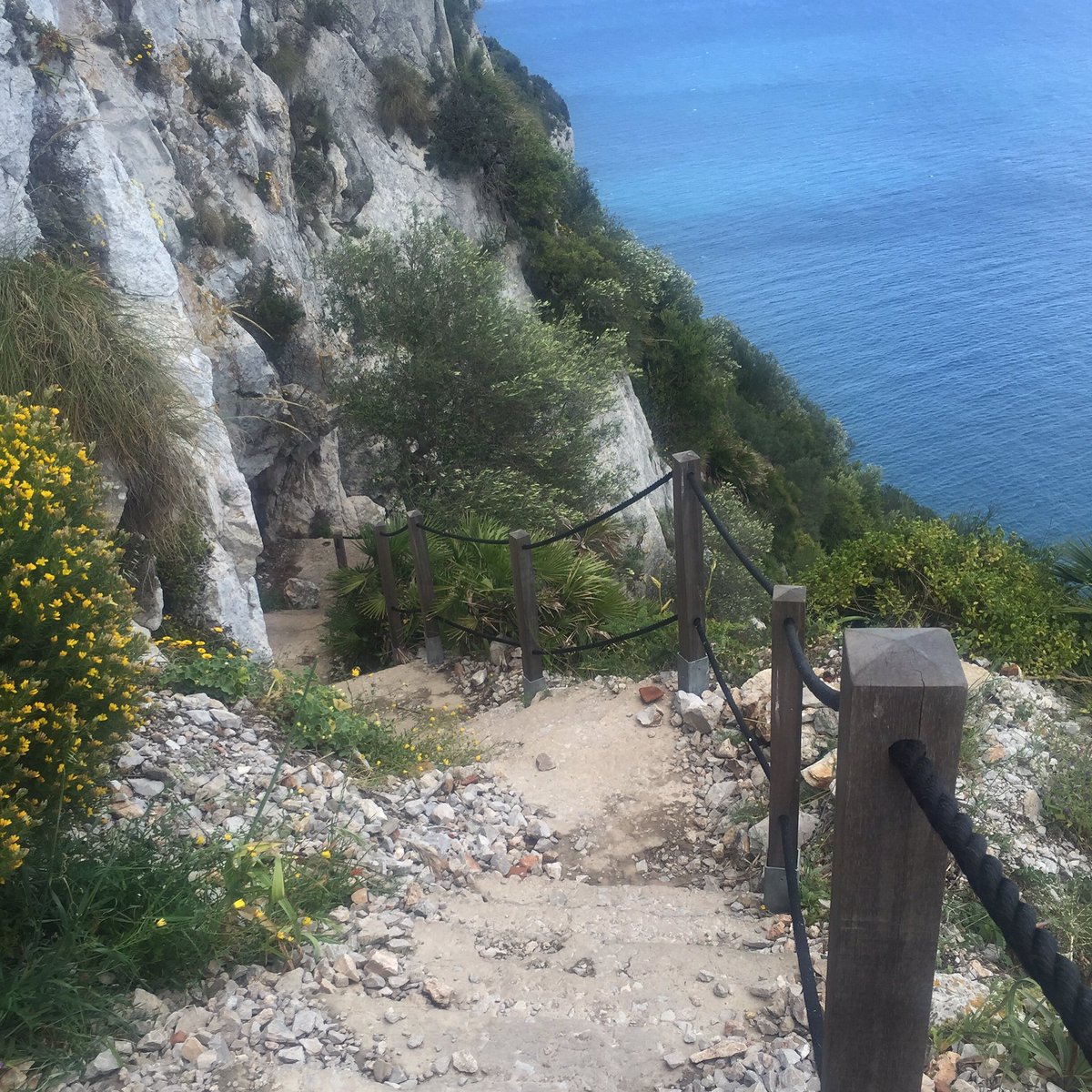 postcardfromgib's tweet photo. Rain cleared up in time for a much needed trip up the #medsteps - only 4 sleeps until the #medsteps5challenge https://t.co/cZ5Ac4jira