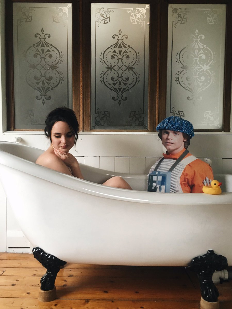 Sara Tasker on Twitter: "Luke insists on sharing baths to save water. Force preserve me from moisture farmboys! https://t.co/PwOQs8U2UX / Twitter