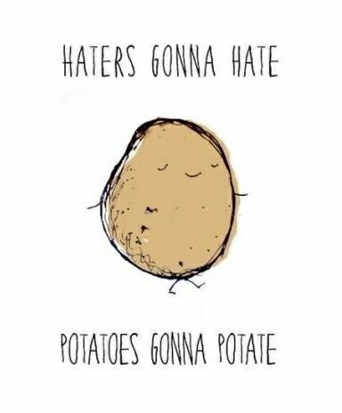 GluOrg's tweet image. Don't let others bring you down!  Be all YOU  #hatersgonnahatepotatoesgonnapotate #beyou #LGBT