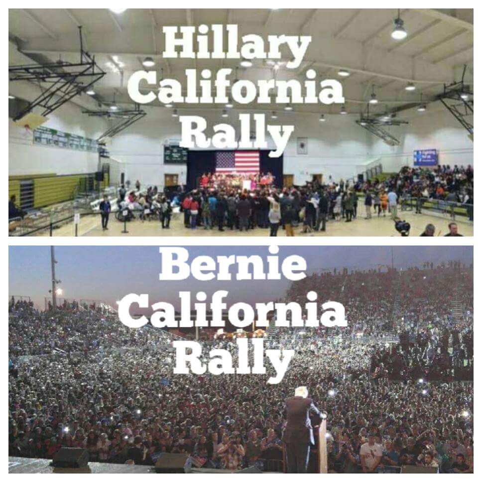 saracohennyc's tweet photo. Despite all of the suppression &amp; shady tactics, the numbers in the crowds do not lie.
#StillSanders #FeelTheBern https://t.co/KIGFn6zjBG
