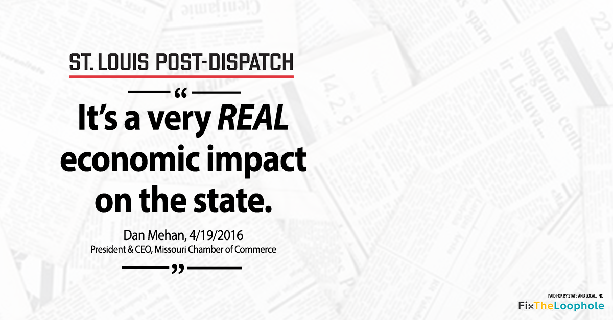 FixTheLoophole's tweet photo. Missouri will continue to lose if #moleg doesn't act before May 13. Take action now ---> https://t.co/hl9UJo6a8q https://t.co/TeqGGJPiql