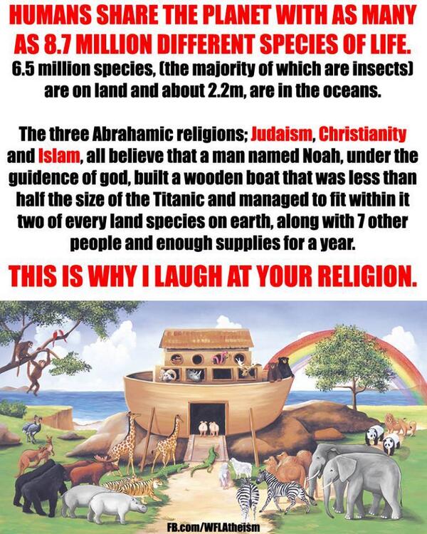 AtheistWorld's tweet image. This is why I laugh.