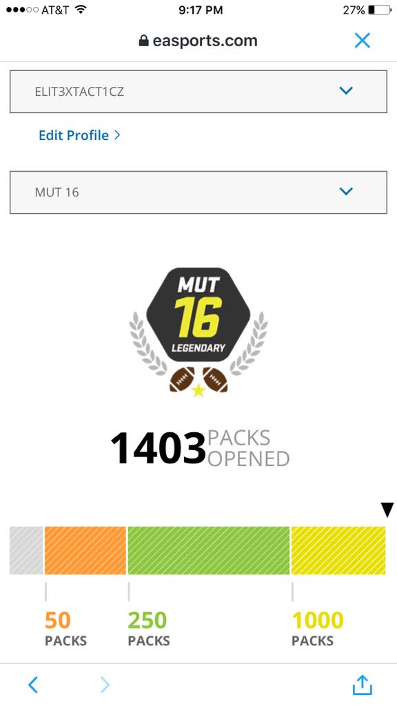 MC_Xbone's tweet photo. @EASPORTS_MUT #MUTRewards help a brotha out https://t.co/46OZBw8DWK