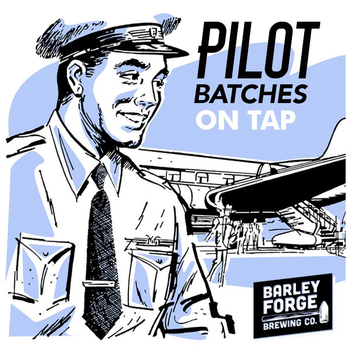BarleyForge's tweet image. #Props to Sean O&apos;Shea for 3 killer #PilotBatches, #OnTap tonight: Chai Latte, Fluffer Nutter, Thunderdrunk Latte.