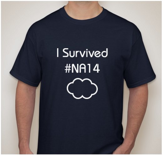 DaveDeMichele's tweet image. Hope to be wearing this tomorrow @salesforce #NA14 #SalesforceRising