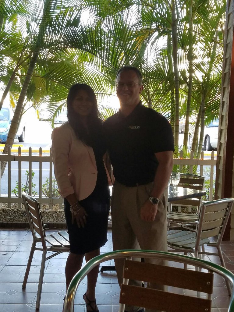 4mcadam's tweet photo. Chatting #GPUG &amp; #IAMCP with @Devi2Mahavir from @InterDynBMI here in fabulous #Tampa! https://t.co/MiwrM4lSxR