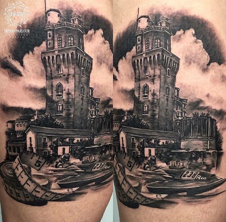 Castle - Tattooed by me (Mouse) at Old Habits, London UK : r/tattoos