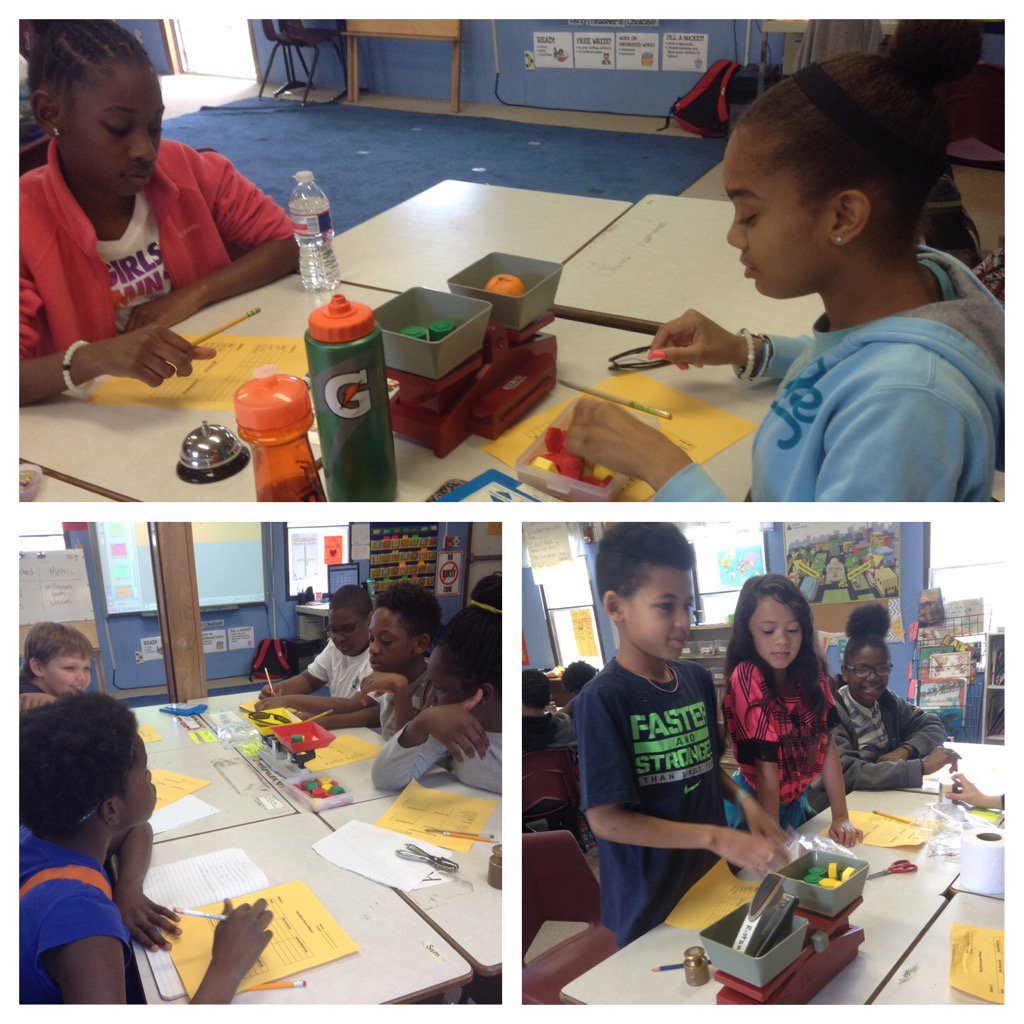 MrsLBragg's tweet image. Today we found the mass of different items in our classroom using a scale! #mathgeniuses #dreamteam
