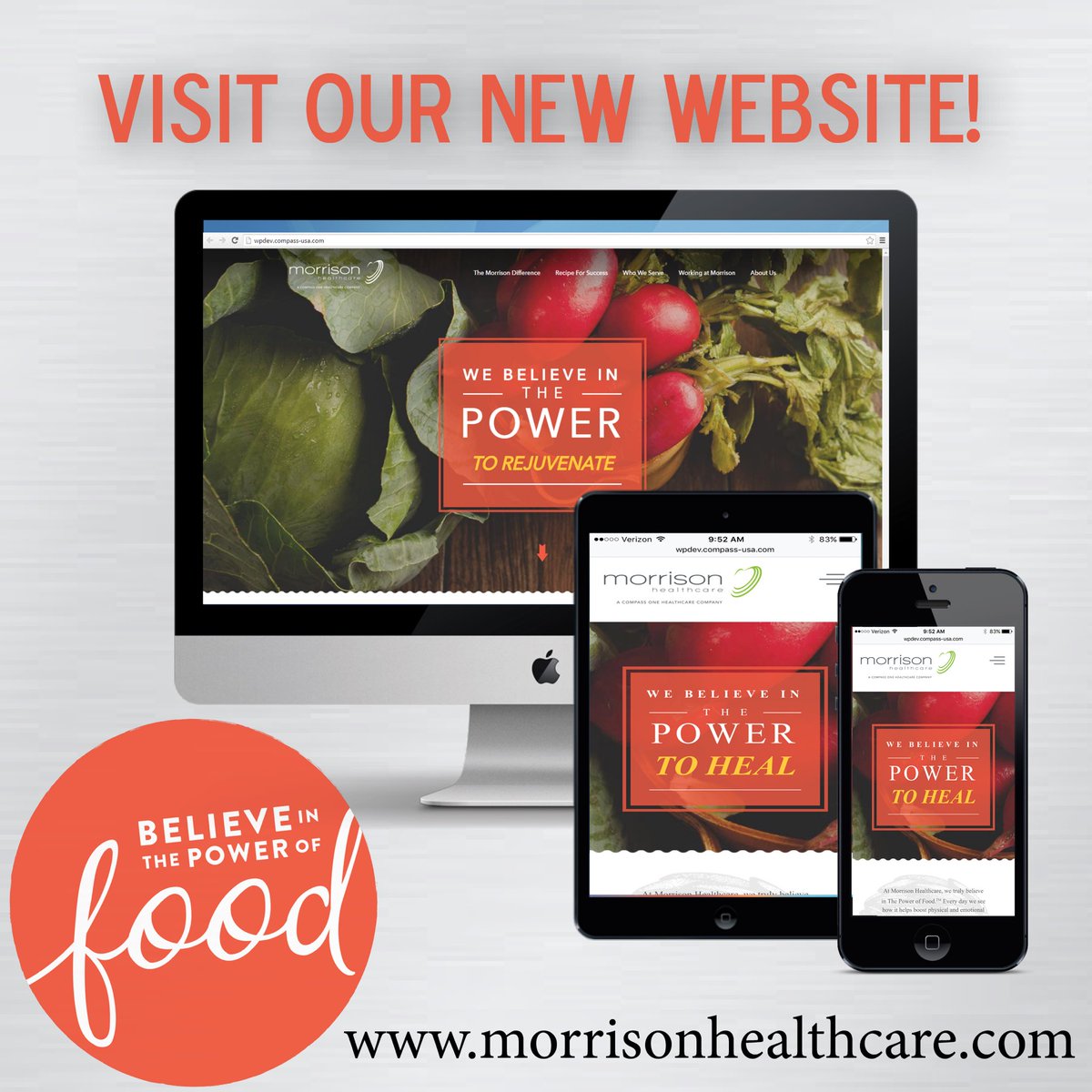 .<a href="/MorrisonHC/">Morrison Healthcare</a> believes in the power of innovation &amp; food! Check out their new website 👉morrisonhealthcare.com