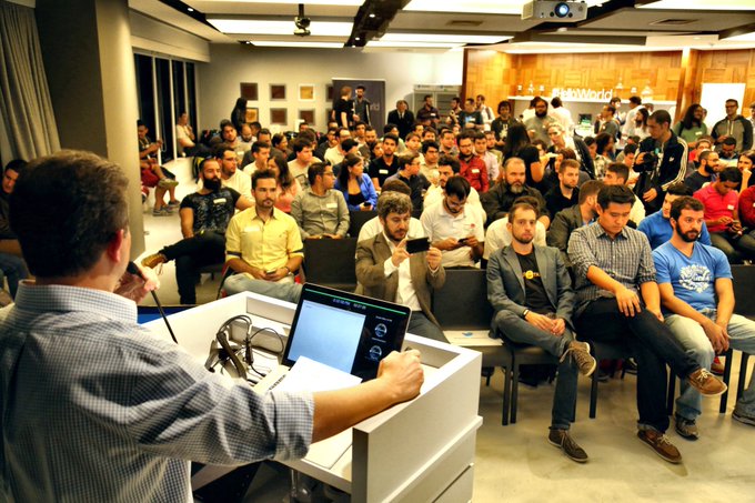 #HelloWorld S&atilde;o Paulo @TwitterDevBR - packed house! https://t.co/6b8TivGCxC<a href="/tag/helloworld"class="tags">#HelloWorld</a><a class="tags" target="_blank" title="On Twitter" href="/?out=eyJ0eXAiOiJKV1QiLCJhbGciOiJIUzUxMiJ9.eyJpYXQiOjE3MTkwNjcyOTAsImlzcyI6InR3cG9ybnN0YXJzLmNvbSIsIm5iZiI6MTcxOTA2NzI5MCwiZXhwIjoxNzUwNjAzMjkwLCJyZWRpcmVjdF91cmwiOiJodHRwczovL3R3aXR0ZXIuY29tL1R3aXR0ZXJEZXZCUiJ9.0dvrdVtCdCt33W_DmIE8A_0wQanaXacPCrcSJwr6FX7I97yDEmwFzovjx2B55jDTbARM0IMT-A2svcxG7N9eTw">@TwitterDevBR</a>