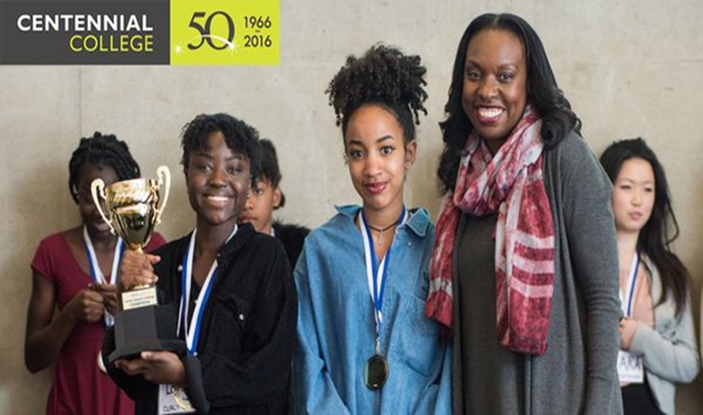 technovationTO's tweet photo. Thanks @CentennialEDU @MitzieHunter  for your part in Technovation Challenge 2016. Team CurlyGirls moving forward! https://t.co/1vs2gbXVBG