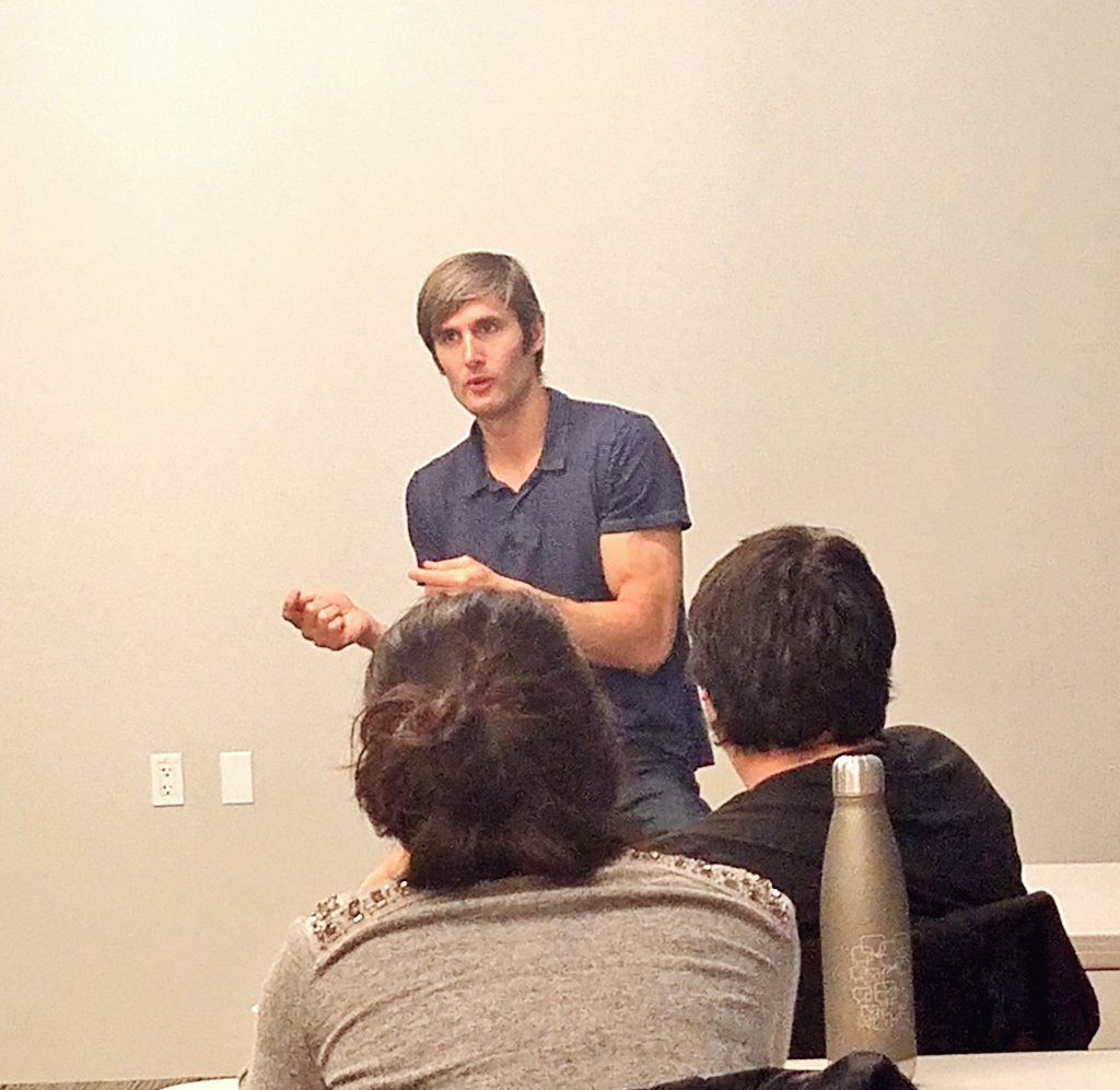 ATTimpact's tweet photo. Amazing, funny, inspiring talk with @DonorsChoose founder @CharlesBest and the Aspire Accelerator. #ATTimpact https://t.co/8h9bjh6r7f