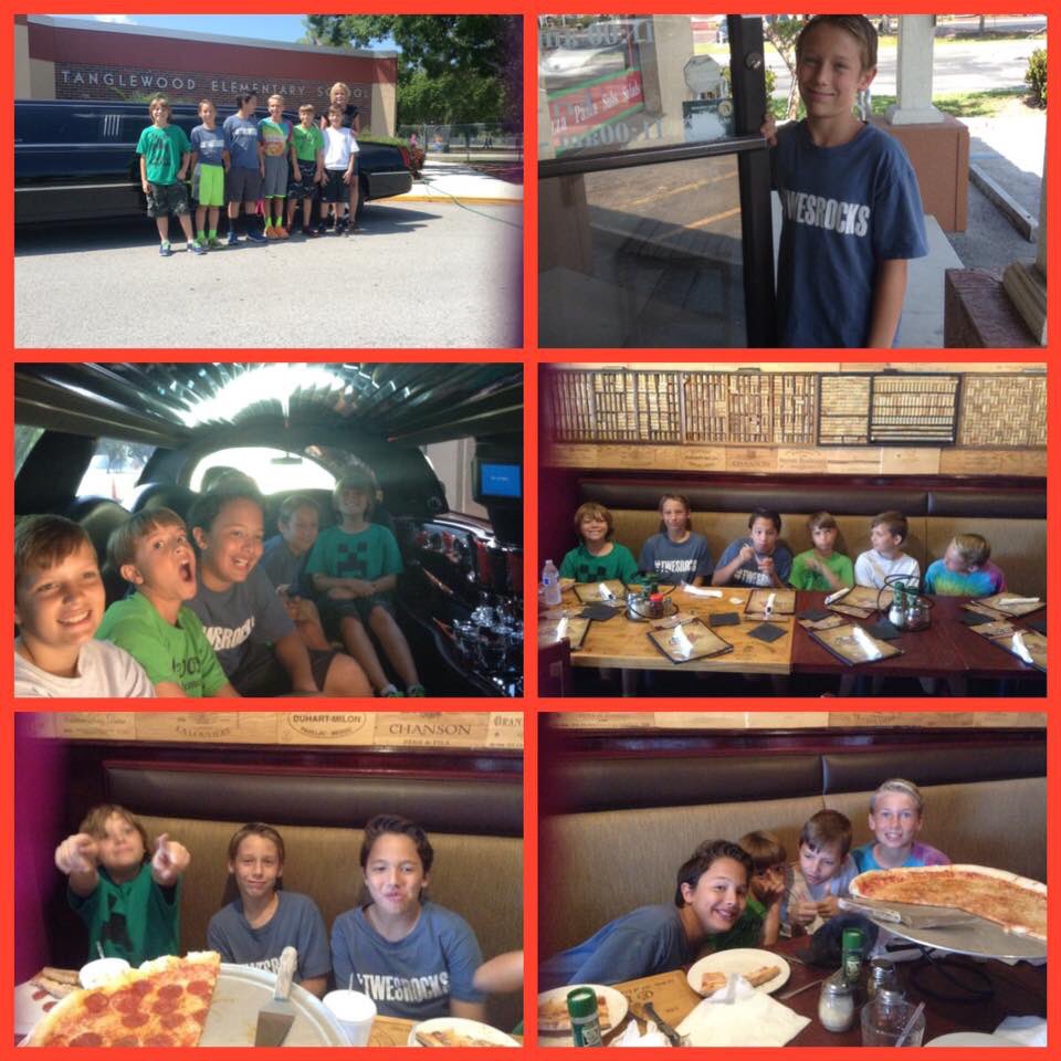 TanglewoodES's tweet photo. Best limo &amp; lunch ride with the principal! #LexingtonMS is lucky to receive these boys! #believe #TWESrocks https://t.co/kytlEwP2BF