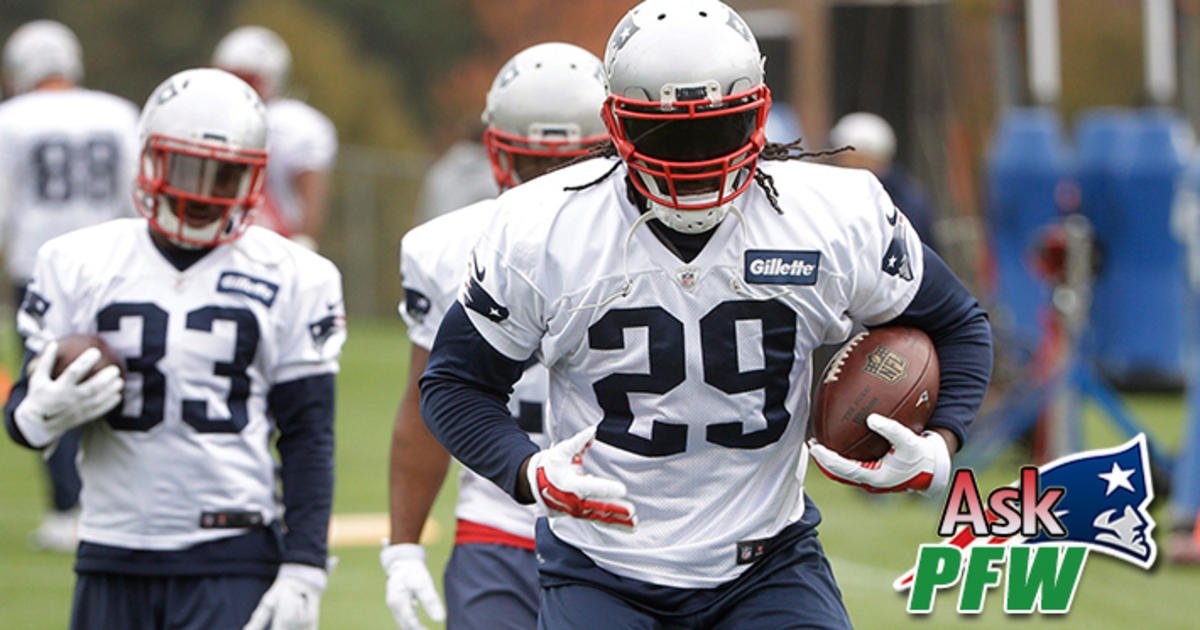 New England Patriots Running Back Depth Chart