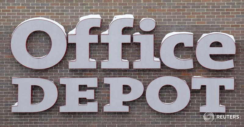 Reuters's tweet image. District court judge rules against Staples in deal to buy Office Depot: reut.rs/27c02az