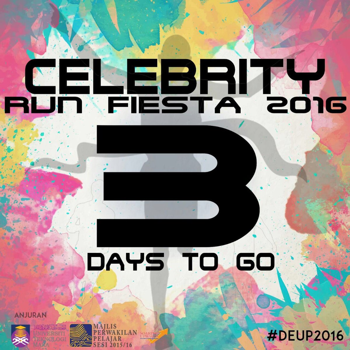 Assalamualaikum,selamat pagi semuanya!lagi 3 hari lagi kita akan merasai kemeriahan CRF di #DeUP2016.Jangan lupa ya😊
