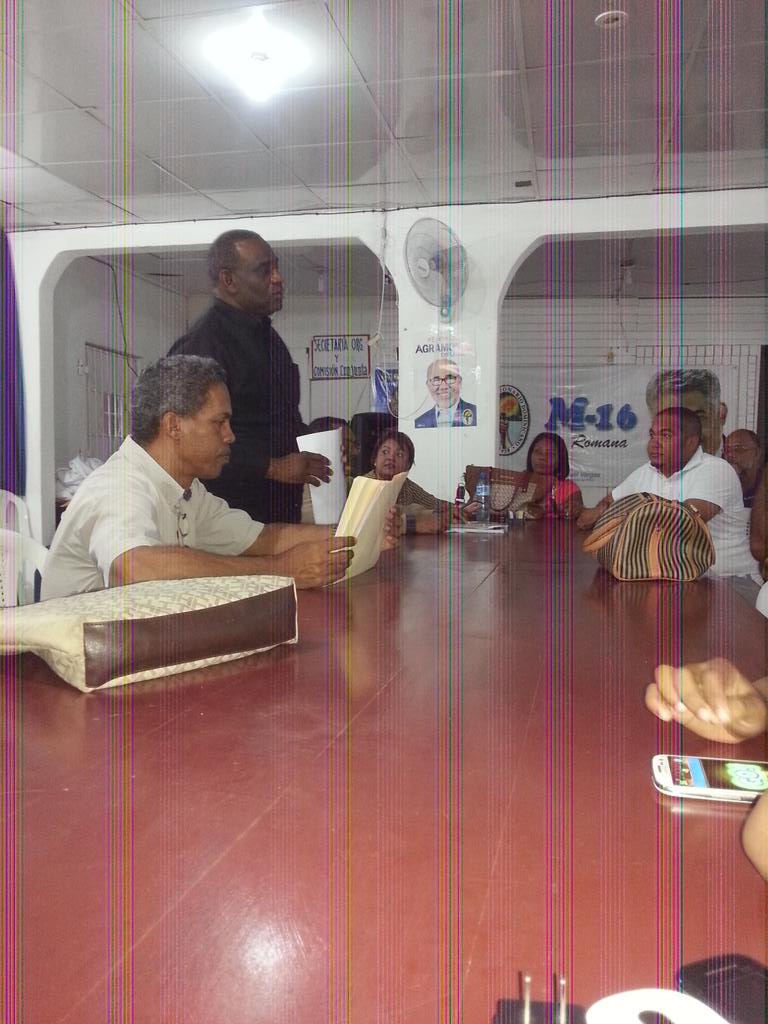 iniciamos la reunion del PRDLAROMANA <a href="/cheka1507/">☺B€nd€©id@♬¤</a> <a href="/emmanuelcastro2/">emmanuel castro</a> <a href="/JoelDiazU/">Joel Diaz Ureña</a>  <a href="/angelitagdv/">Angelita Garcia V</a> <a href="/agramonter03/">Ramon Agramonte</a> <a href="/luzder0616/">Luz del Carmen Pilier</a>