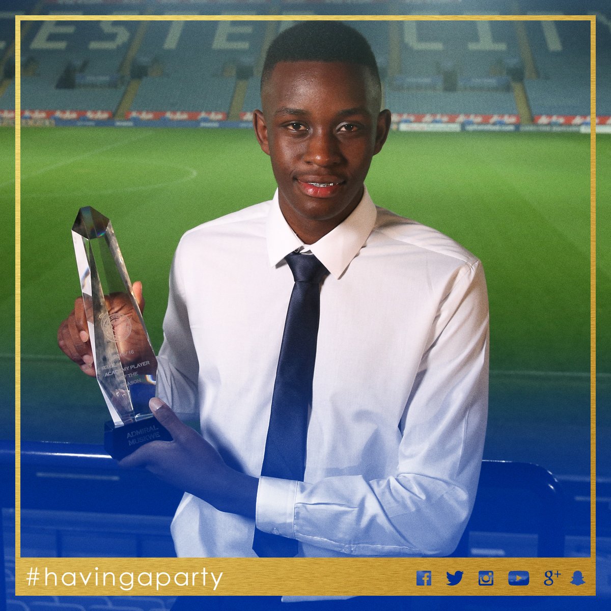 LCFC's tweet photo. AWARDS: More winners from the #lcfc 2015/16 Season Awards. Congratulations to everyone. #havingaparty https://t.co/Ou7RljLaRz